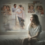 Young Woman Reflecting on Love And Loss In Soft Light